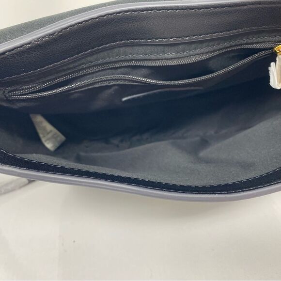 Fossil NWT Emery Black Leather Adjustable Crossbody Bag - Picture 6 of 13